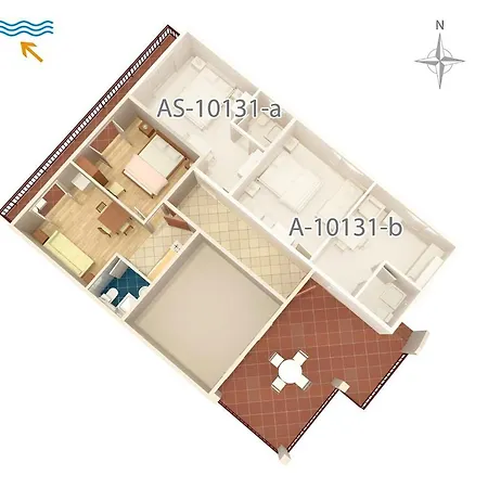 With Parking Space Trpanj, Peljesac - 10131